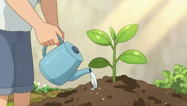 Visual representation of "nourish" - To provide food or other substances necessary for growth, health, and good condition
