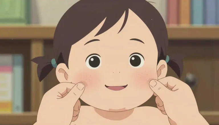 Visual representation of "pudgy" - Slightly fat in a cute or appealing way