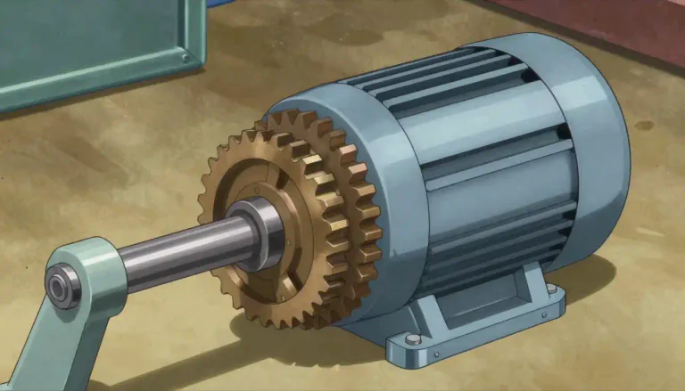 Visual representation of "gearmotor" - A gearmotor is a mechanical device that combines a motor and a gear system to control speed and torque in machines.