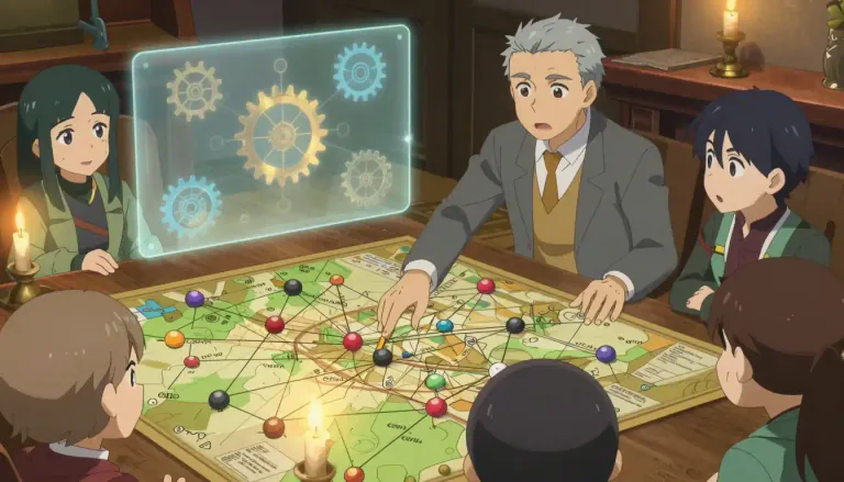 Visual representation of "mastermind" - A person who plans and organizes something, especially something that is difficult or complex.