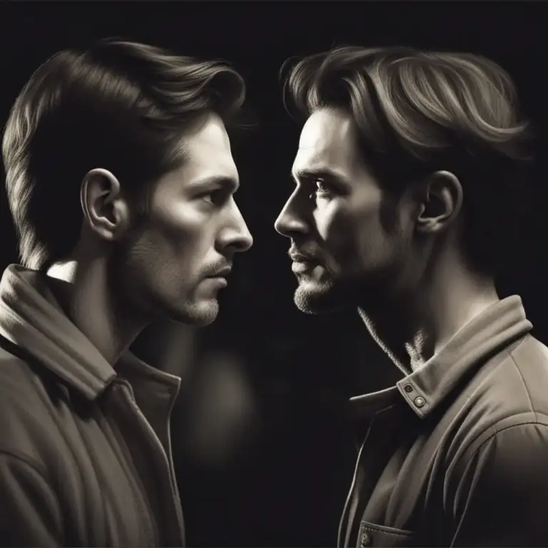 Visual representation of "have it in for somebody" - To be intentionally unfriendly to someone because you do not like them, often planning to cause them harm or discomfort in some way
