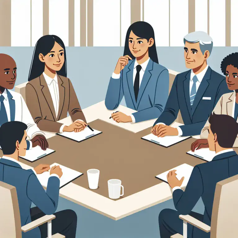 Visual representation of "quorum" - A particular group of people with power to make decisions