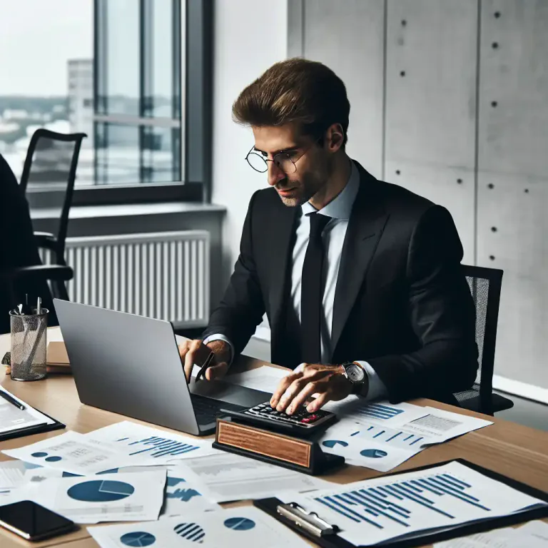 Visual representation of "accountancy" - The profession or duties of an accountant