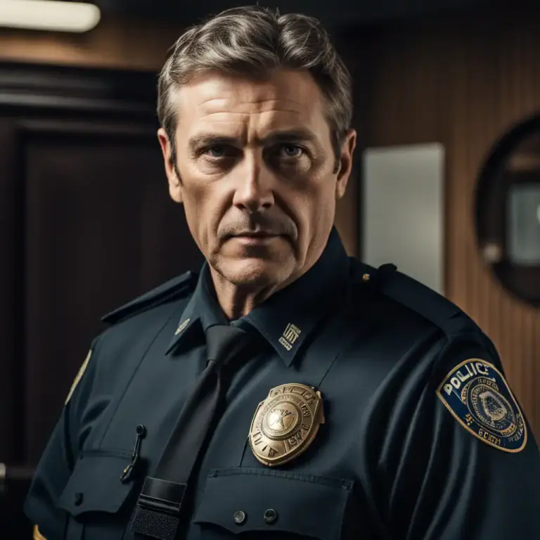 Visual representation of "sergeant" - A rank in the police force that is above officer and below inspector.