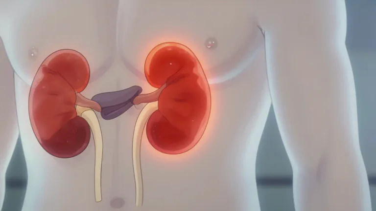 Visual representation of "nephritis" - Nephritis is a medical condition characterized by the inflammation of the kidneys, which may cause symptoms such as swelling, pain, and changes in urine.