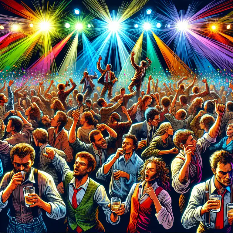 Visual representation of "fest" - An uncontrolled or wild event