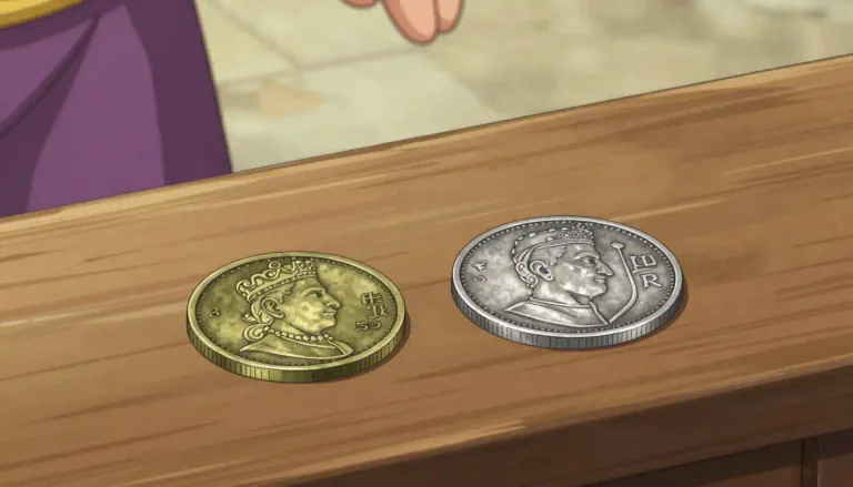 Visual representation of "pice" - A former monetary unit used in the Indian subcontinent, typically valued at one-fourth of a rupee.