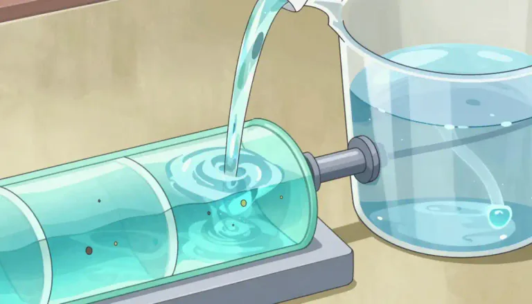 Visual representation of "ultrafiltration" - A process of filtration that uses a semipermeable membrane to remove small particles from liquids.