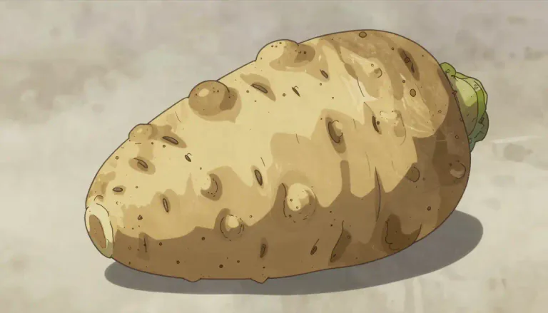 Visual representation of "knobby" - Having a rounded lump or knob; bumpy or irregular in shape.
