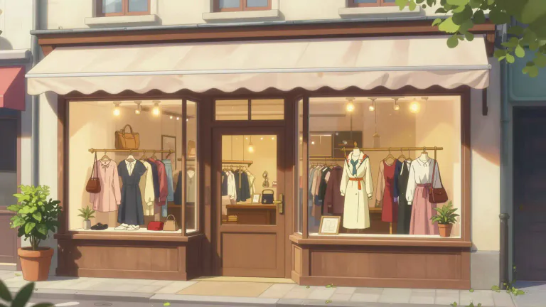 Visual representation of "establishment" - A place for business or services like a shop or factory.
