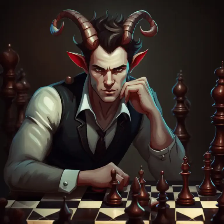 Visual representation of "the devil" - A powerful person in a particular field