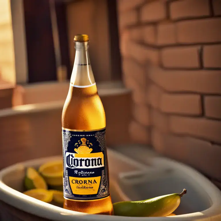 Visual representation of "corona" - A brand of beer originally from Mexico.