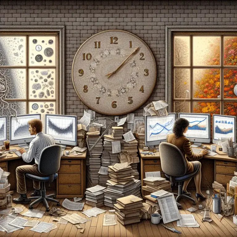 Visual representation of "chew" - To work steadily at something, especially a difficult task