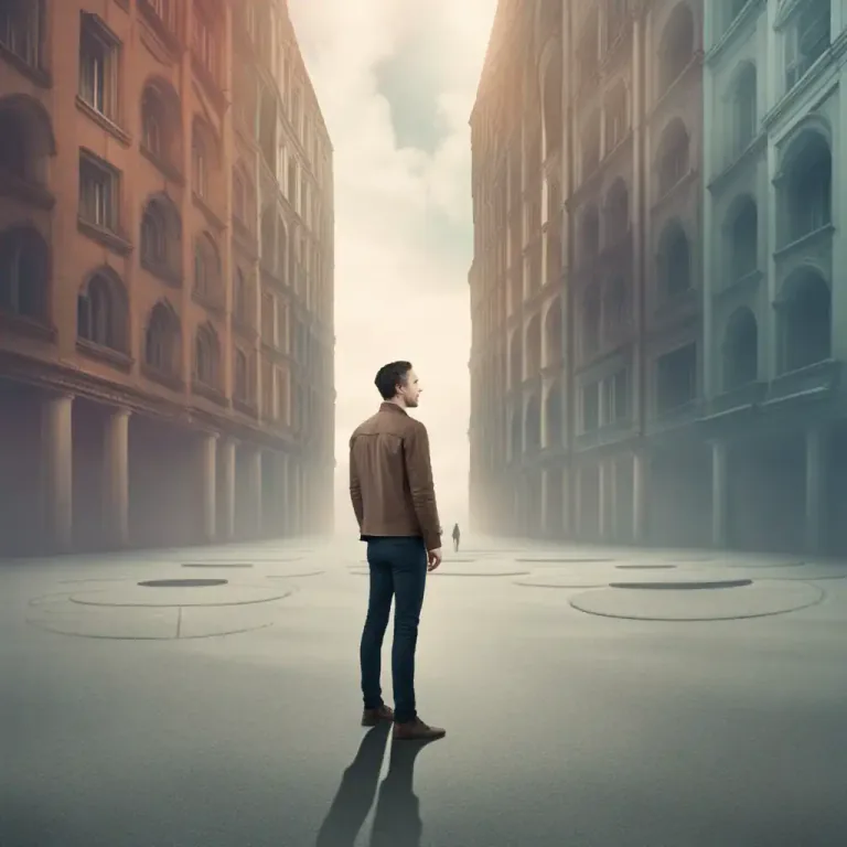 Visual representation of "have/keep your feet on the ground" - To remain in touch with reality