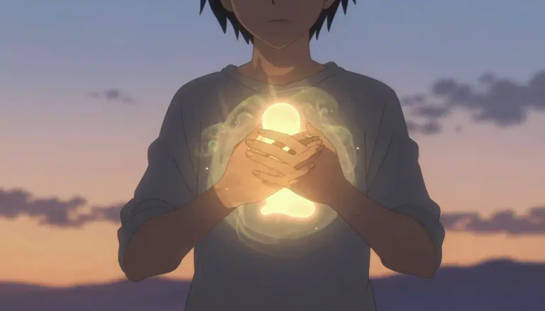 Visual representation of "indwell" - To exist or reside within something, typically in a deep or spiritual sense.