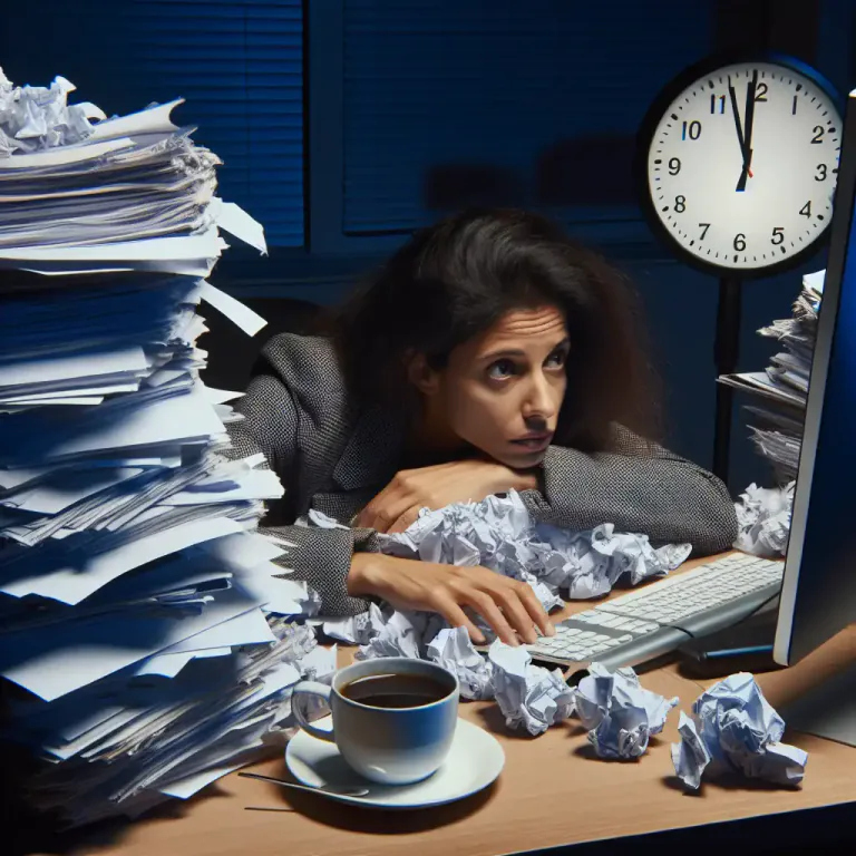 Visual representation of "flog" - To work extremely hard on something