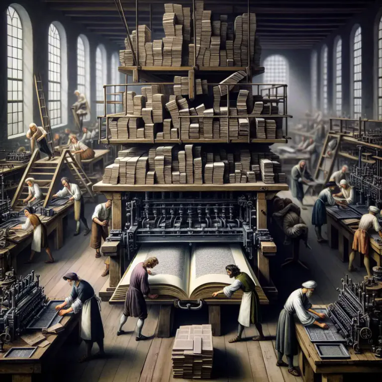 Visual representation of "octavo" - Relating to the size of a book page that is made by folding each printed sheet into eight leaves