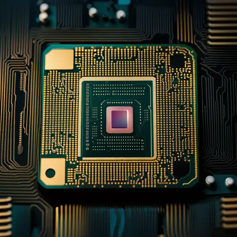 Visual representation of "soc" - Short for System on a Chip, integrated circuit that contains all components of a computer on a single chip.