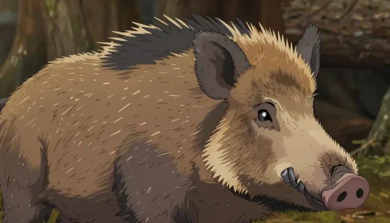 Visual representation of "bristly" - Covered with short, stiff hairs or spikes.