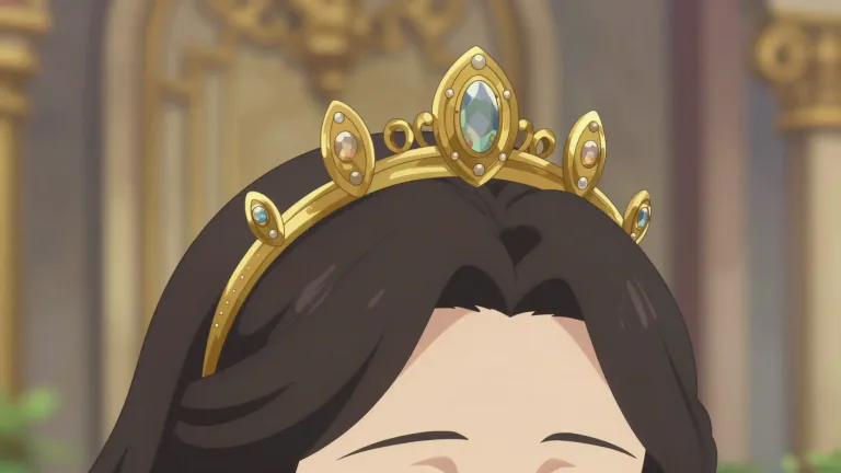 Visual representation of "circlet" - A small, round band, often made of precious materials, worn as jewelry around the head.