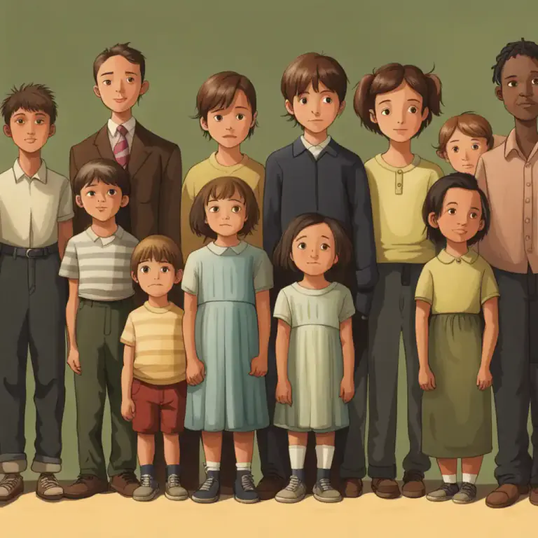 Visual representation of "peewee" - A very small person or thing.