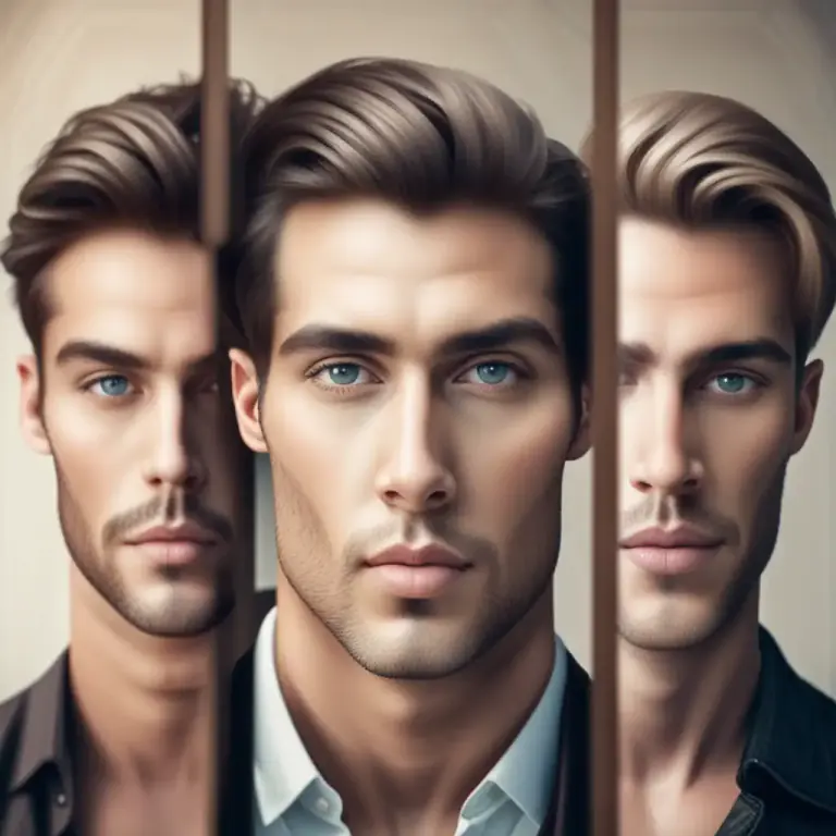 Visual representation of "beauty is in the eye of the beholder" - What is beautiful to one person may not be beautiful to another, because beauty is subjective.
