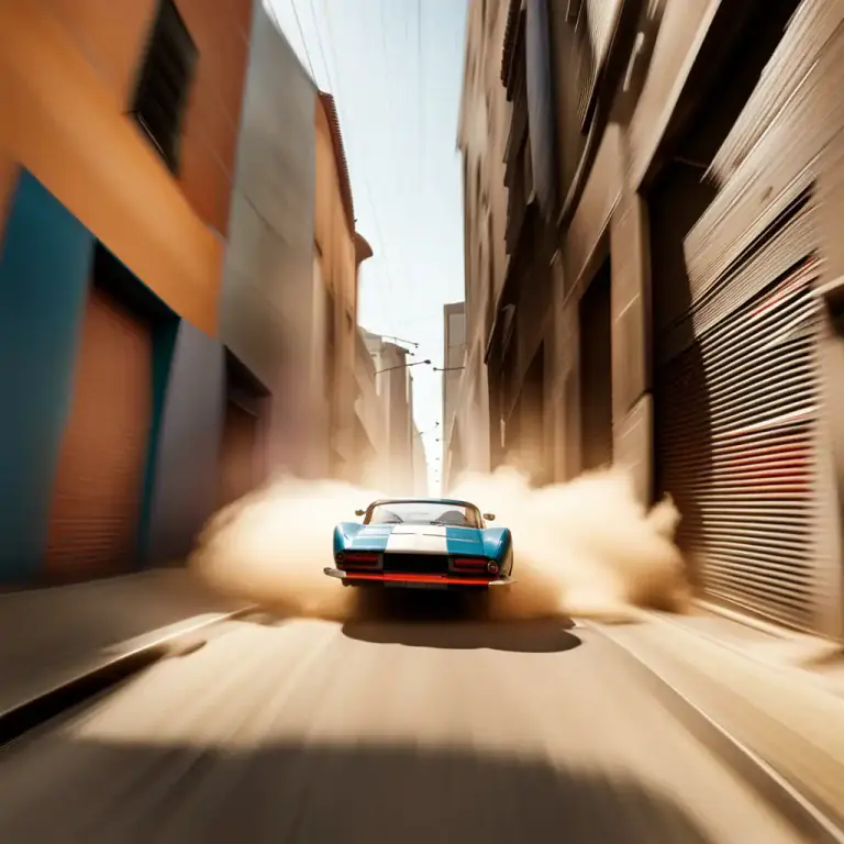 Visual representation of "whip through" - To make something move or go quickly and directly