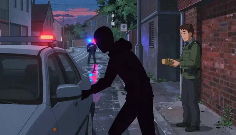 Visual representation of "criminality" - The act or quality of being involved in illegal activities
