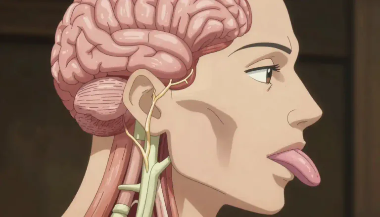 Visual representation of "hypoglossal" - Relating to the twelfth cranial nerve that controls the muscles of the tongue.