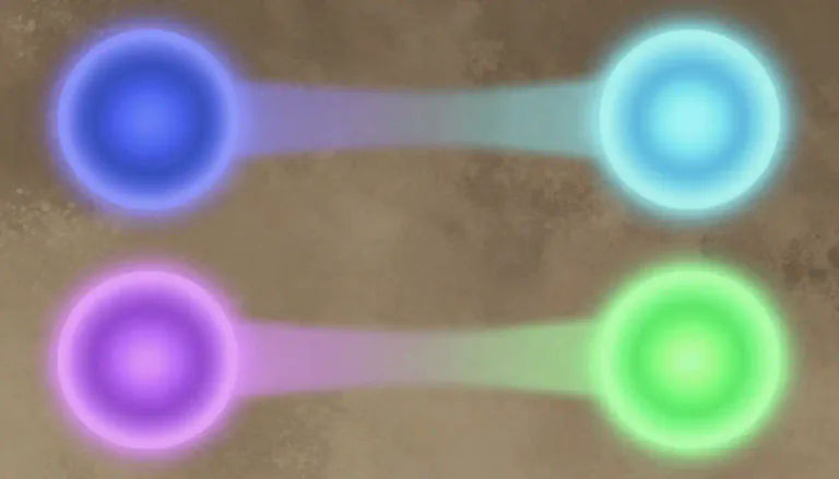 Visual representation of "distinct" - Clearly separate and different from something else.