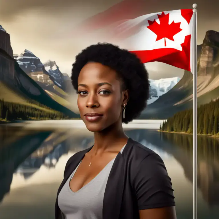 Visual representation of "African Canadian" - A person of African ancestry who is a citizen or resident of Canada.