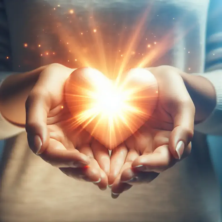 Visual representation of "big" - generous or kind