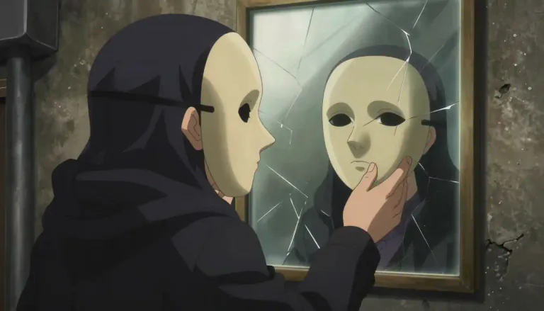 Visual representation of "alias" - A fake name used to hide someone's real name.