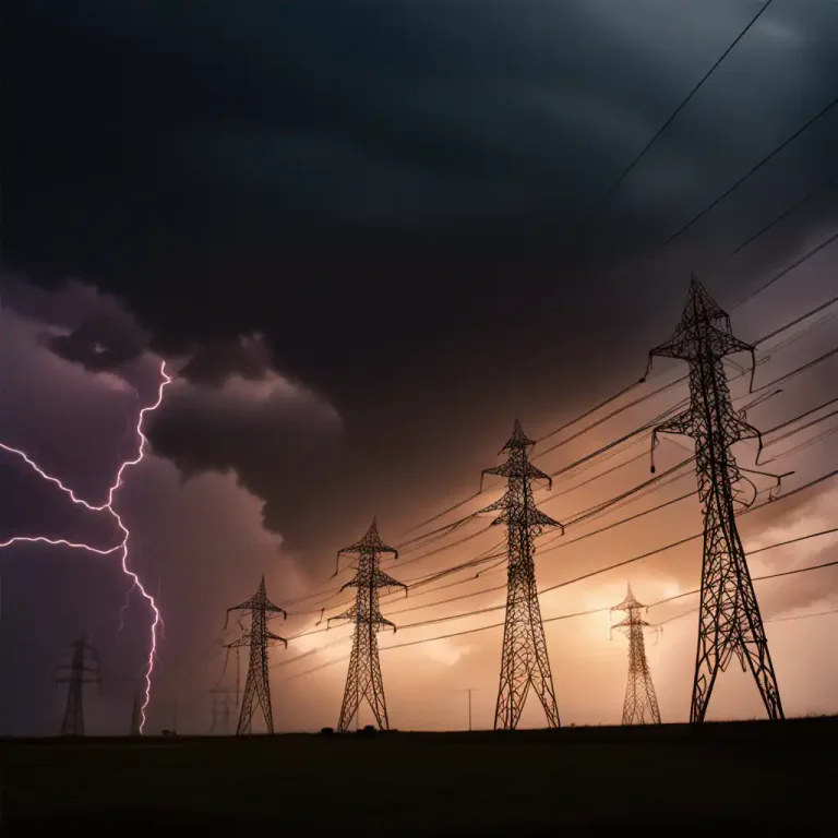 Visual representation of "tension" - A measure of a voltage in a circuit or wiring system.