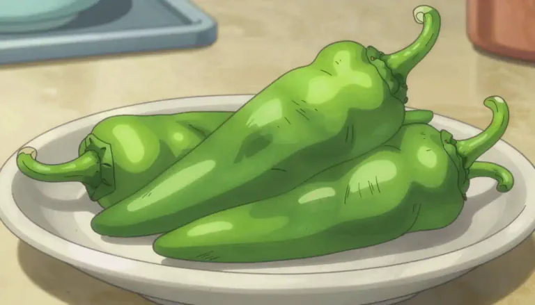 Visual representation of "shishito" - A small, mild chili pepper commonly used in Japanese cuisine.