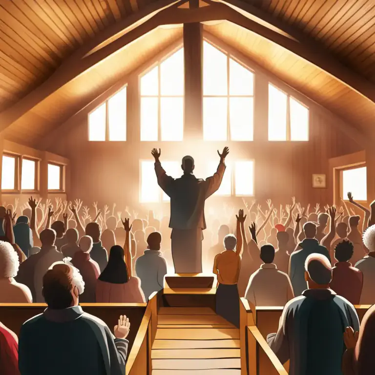 Visual representation of "glorify" - In the Christian religion, to acknowledge the greatness of God.