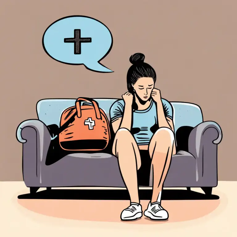 Visual representation of "sack it off" - To choose not to do something that was planned, or to end or stop something that is already happening