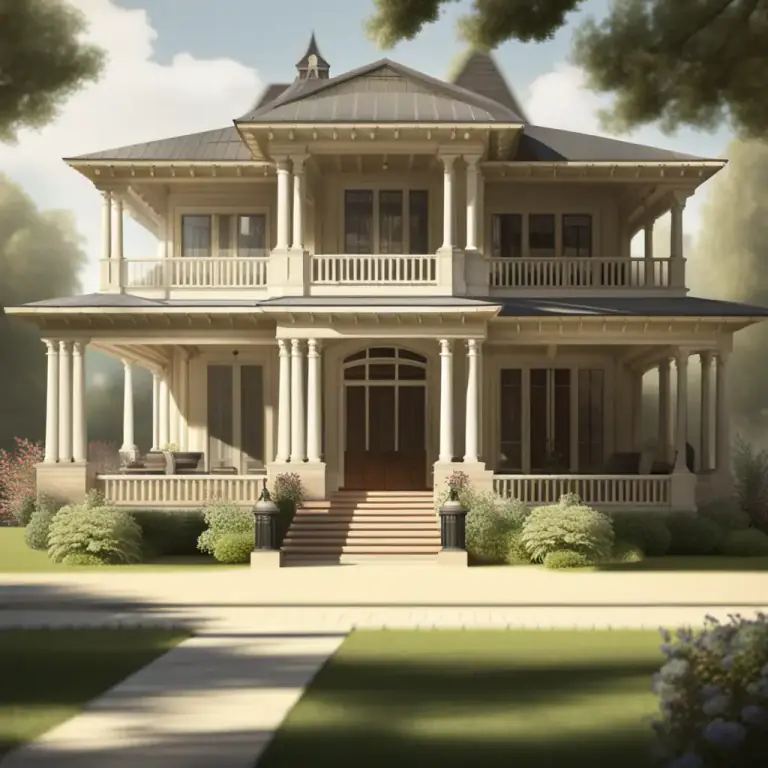 Visual representation of "porch" - An architectural structure projecting from the main building