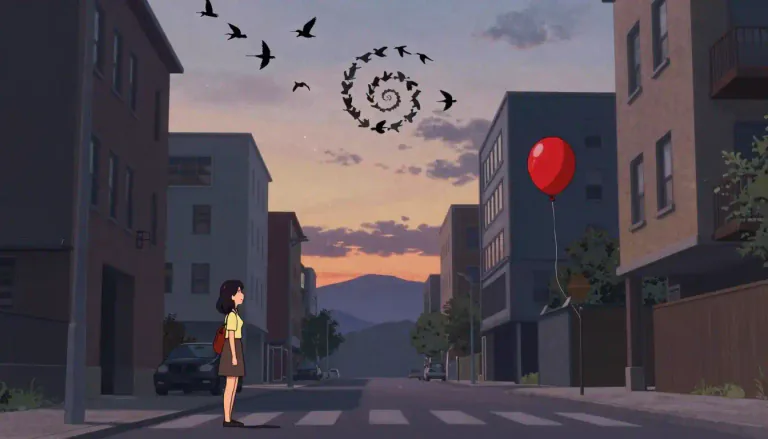 Visual representation of "synchronicity" - The occurrence of two or more events at the same time that appear meaningfully related but have no discernible causal connection.