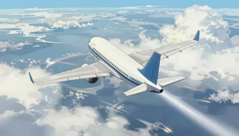 Visual representation of "tailwind" - A wind that blows in the direction of travel of an object, providing it with additional speed.
