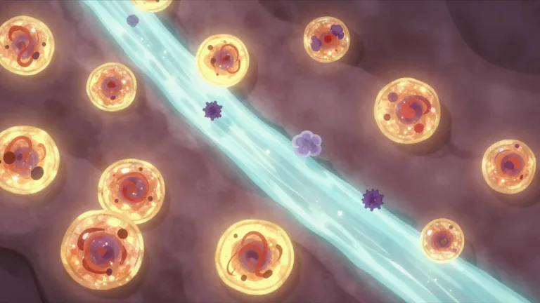 Visual representation of "glutathione" - An important antioxidant that is present in every cell of the body, which protects against damage from free radicals and helps in detoxification.