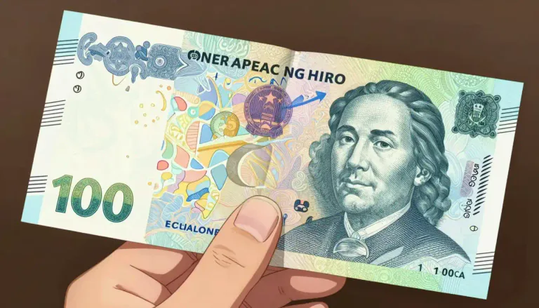 Visual representation of "banknote" - A banknote is a legal tender note issued by a government or central bank as part of the currency system.