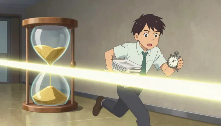 Visual representation of "deadline" - A fixed time or date by which something must be done.