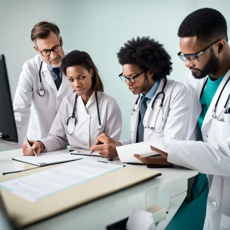 Visual representation of "work up" - In medicine, refers to diagnostic efforts made to understand an illness or disorder