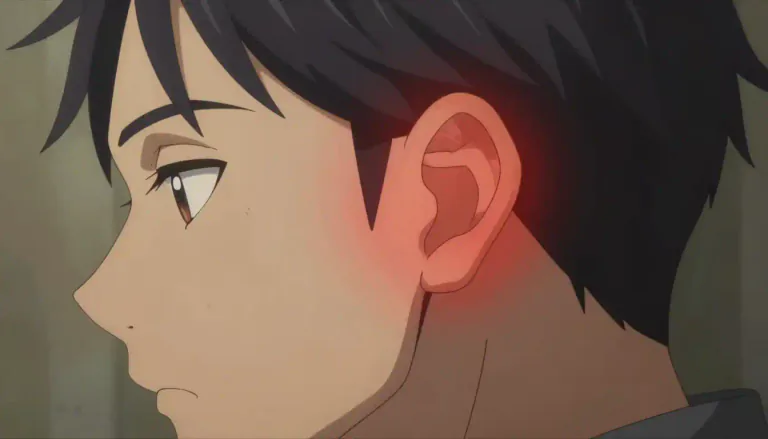 Visual representation of "otitis" - A medical condition where the ear becomes inflamed.