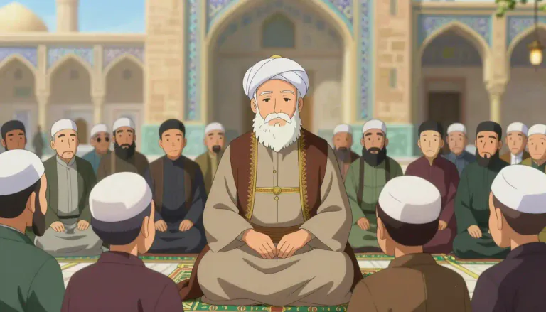Visual representation of "shiite" - A member of the one of the two major branches of Islam, the Shiite, which believes that the religious leader should be a descendant of Muhammad.