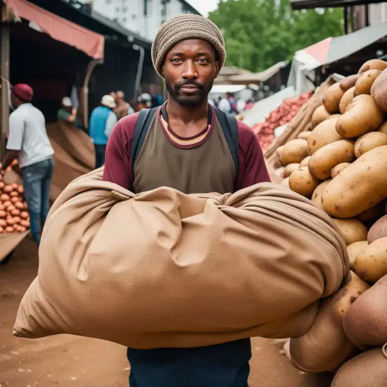 Visual representation of "sackful" - The amount that a sack can hold