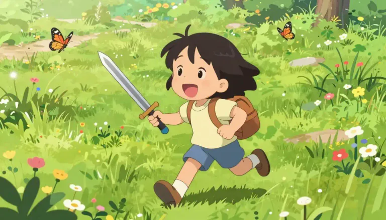 Visual representation of "girlhood" - The time of a person's life when they are a girl.