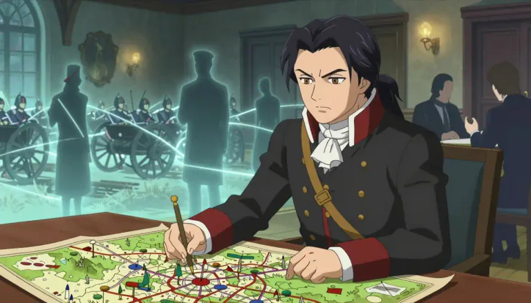 Visual representation of "clausewitzian" - Relating to the theories of Carl von Clausewitz, especially about the nature of warfare and the relationship between war and politics.