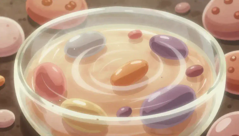 Visual representation of "cytosolic" - Relating to the cytosol, the liquid found inside cells, which contains organelles and is the site for metabolic reactions.